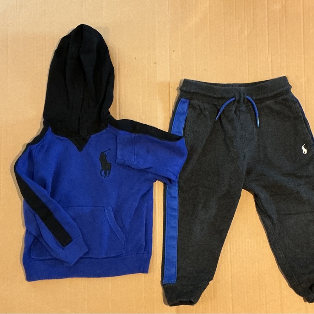 Ralph Lauren Polo Kids Joggers Set 2T